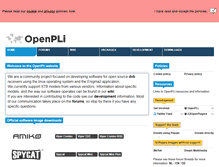 Tablet Screenshot of openpli.org